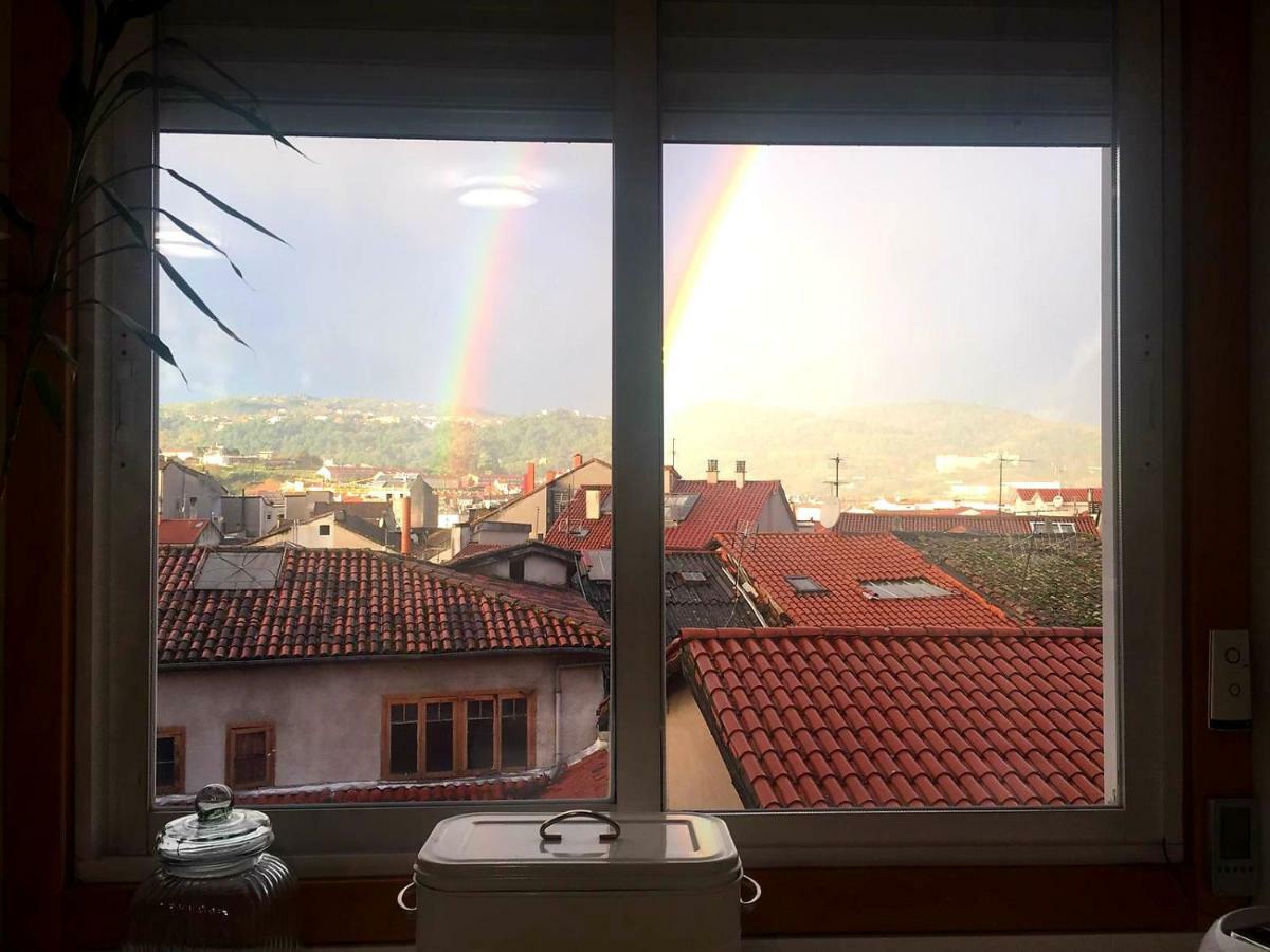 Duplex Luminoso Con Vistas En El Centro De Ourense 아파트 외부 사진